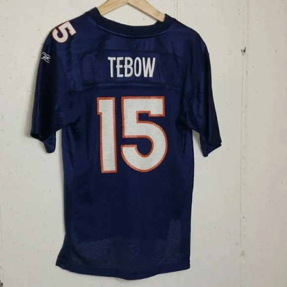 NFL Tebow #15 Denver‎ Broncos Jersey Youth L - Picture 1 of 8